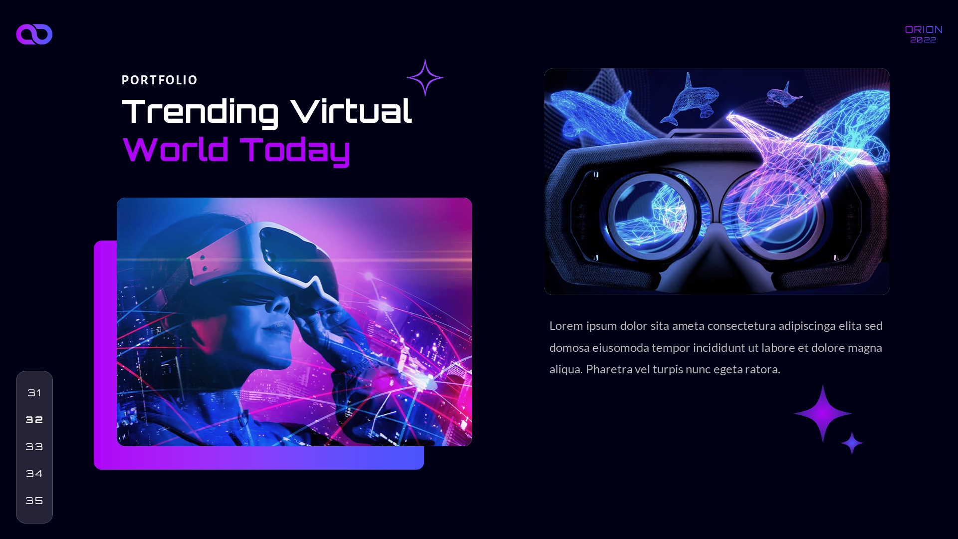 Orion - Metaverse & Virtual Reality PowerPoint Template, Presentation ...